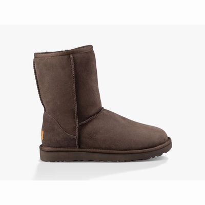 Botas UGG Classic Short II Mulher Chocolate | PT-NROHA